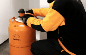 evitar una fuga de gas en el cilindro