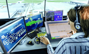 Controladores aéreos ruido